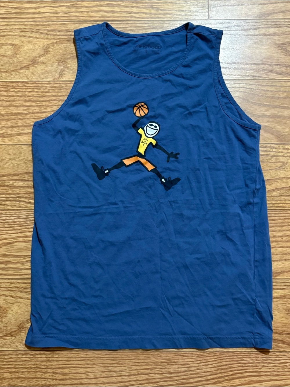 Life is Good Basketball Tank Top Men’s Small